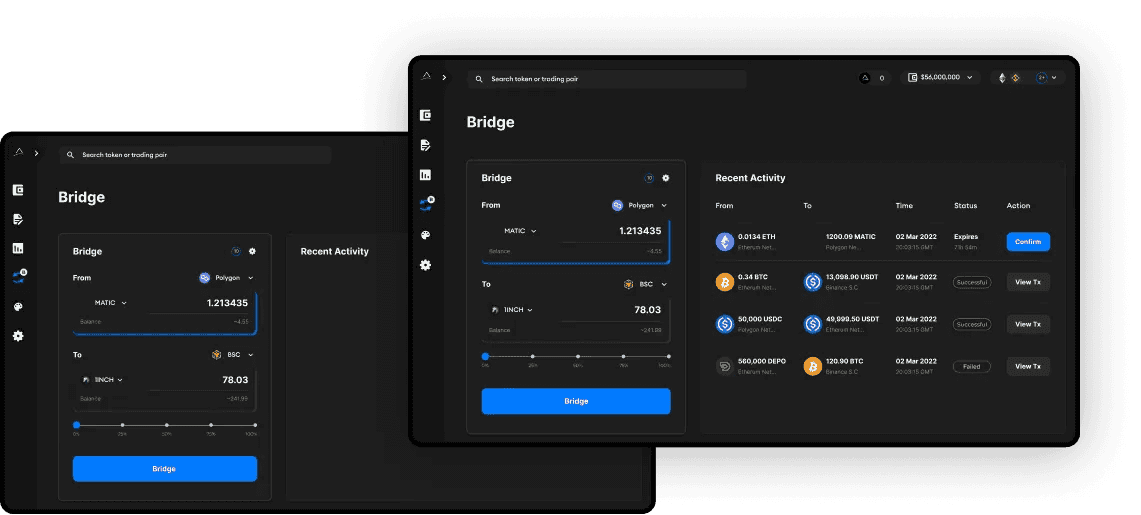 Arc bridge — move the same asset across blockchains