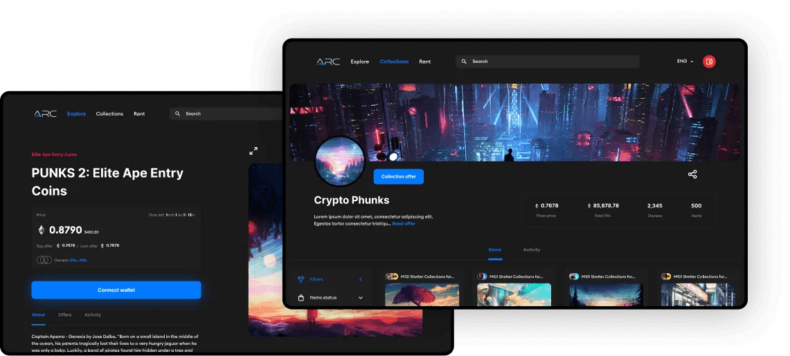 Arc — manage NFTs across marketplaces in one place