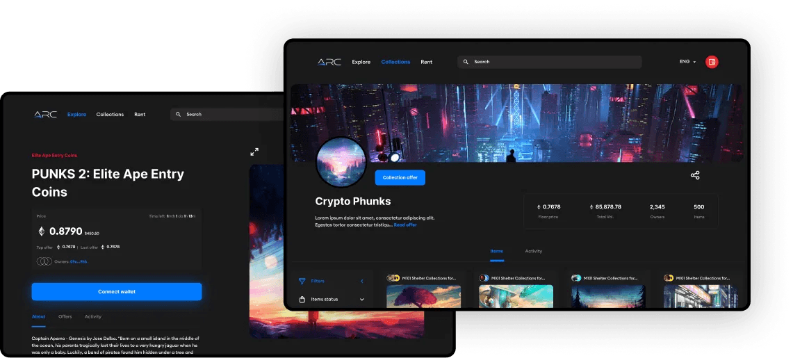 Arc — manage NFTs across marketplaces in one place